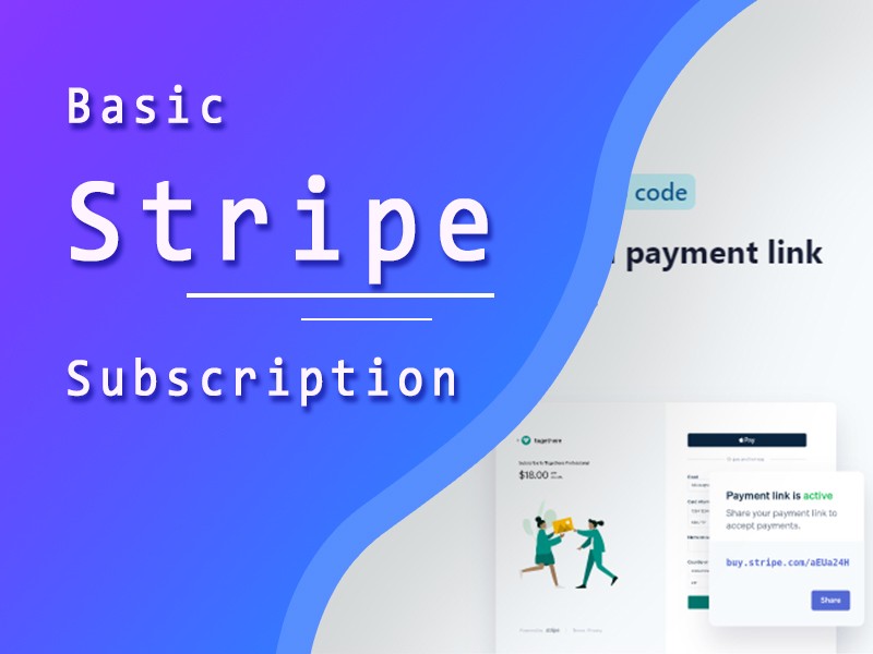 Use stripe subscription in nodejs application