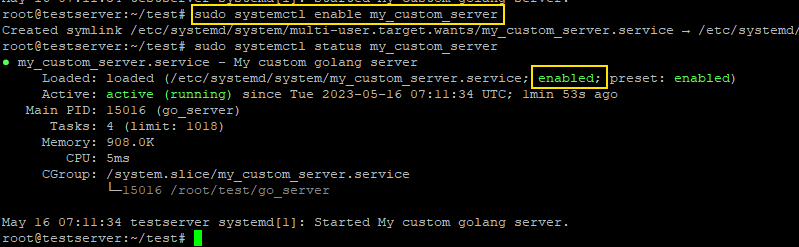 enable my_custom_server service